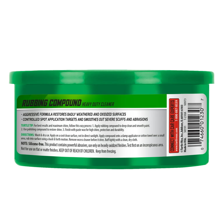 Turtle Wax Rubbing Compound, 10 oz - Smith's Food and Drug