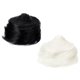 thumbnail image 1 of Tiras de tela de pelaje sintético Uxcell precortadas, 59" x 2" cinta de pelaje esponjoso, negro, blanco 2Pack, 1 of 7