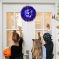 thumbnail image 5 of Halloween Witch Wreaths Purple for Front Door Party Favors Seasonal Home Decors, 5 of 12