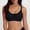 Black, variant on Tweang Bras for Women Wireless Push Up No Wire Convertible Straps Cozy Adjustable Bra Comfort Wirefree Padded Bras for Women Full Coverage No Underwire Everyday Bras Tshirt Brassiere Beige L