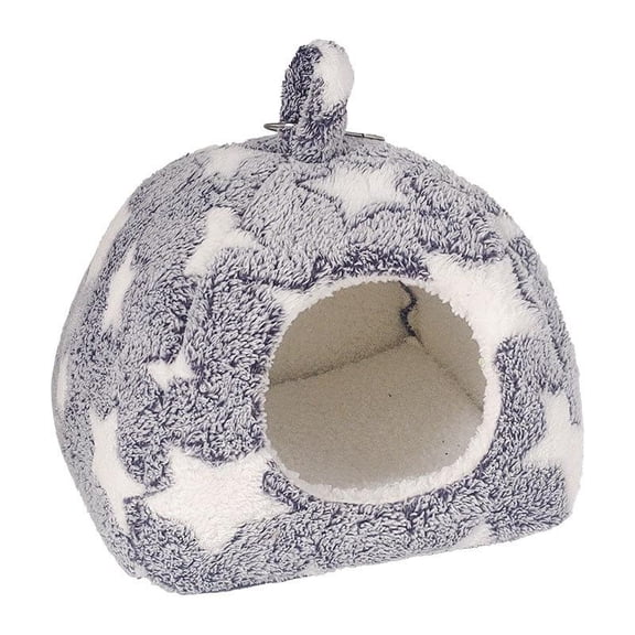 Multi‑Color Multi‑Size Semi‑Closed Cotton Small‑Pet House, Yurt‑Style Hanging Hideaway For Dwarf Hamsters Guinea Pigs Cage Interior Use