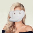 thumbnail image 5 of Unique Bargains 1 Pce Masque de Fête Éléphant Pâte Blanche, 5 of 5
