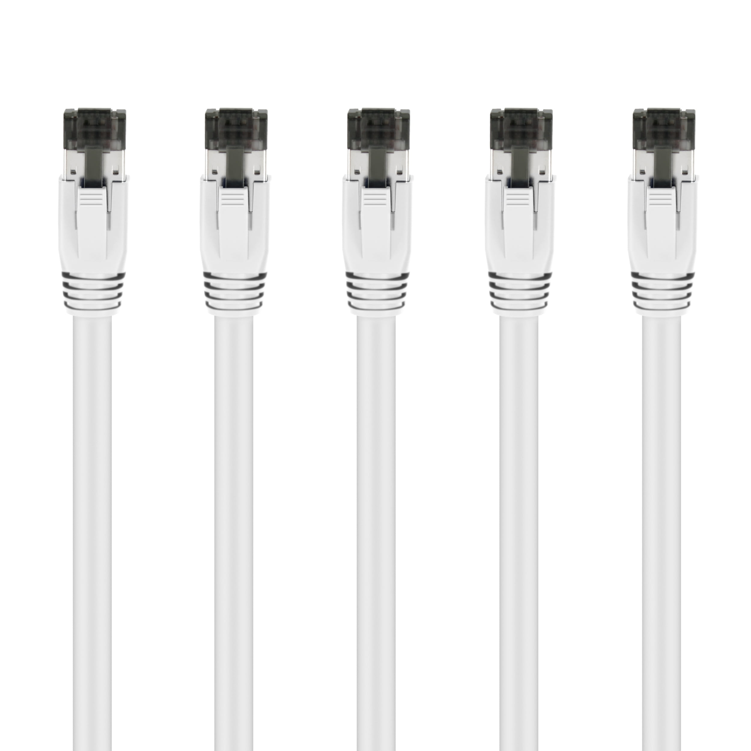 1ft / 5 Pack/Yellow Compatible with Data Center/Enterprise/Smart Home Network GearIT Cat8 Ethernet Cable S/FTP 24AWG Patch Cable 10Gbps/25Gbps/40Gpbs 2GHz 2000Mhz Cat 8 Category8 1ft / 5 Pack/Yellow Compatible with Data Center/Enterprise/Smart Home Network GearIT Cat8 Ethernet Cable S/FTP 24AWG Patch Cable 10Gbps/25Gbps/40Gpbs 2GHz 2000Mhz Cat 8 Category8