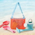 thumbnail image 4 of Bolsa De Juguetes Bolsa de playa de malla Ins Style Bolsa de mano Bolsa de recolección para exteriores (Orange Lake Blue), 4 of 7