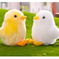 thumbnail image 2 of 5 Inch Small Yellow Chick Plush Toys Chicken Stuffed Toys Kawaii Companion Plush Dolls - Yellow, 2 of 5