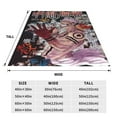 thumbnail image 2 of Jujutsu Kaisen Fleece Blanket Super Soft Cozy Throw Blanket Fuzzy Comfy Flannel Blanket Warm Plush Blankets And Throws For Couch, Sofa, Bed 50"X40", 2 of 6