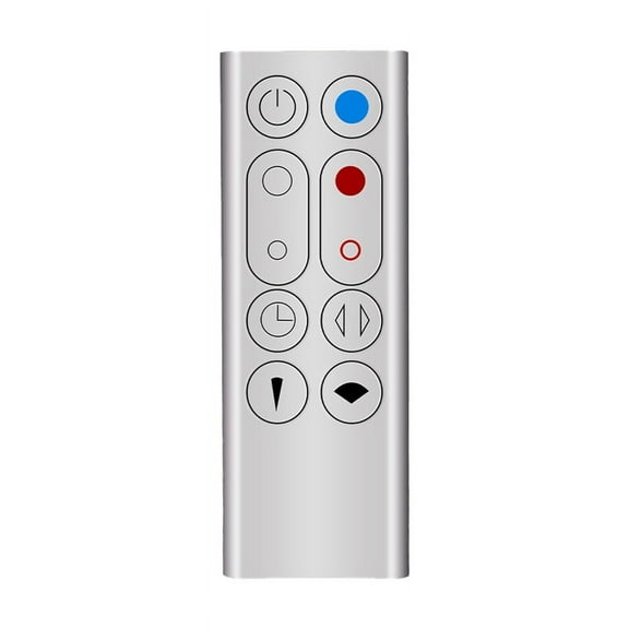 Qilidiba Am09 Hp00 Hp01 Remote Control Replacement Remote Control Suitable For Dyson Am09 Hp00 Hp01 Air Purifier Leafless Fan Remote Control Silver