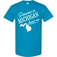 thumbnail image 3 of Inktastic Someone in Michigan Loves Me T-Shirt, 3 of 5