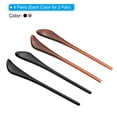 thumbnail image 3 of Uxcell Glasses End Tips Eyeglass Anti Slip Ear Sock Pieces Tube Sleeve Soft 3025 3026, Black Brown 4 Pairs, 3 of 5