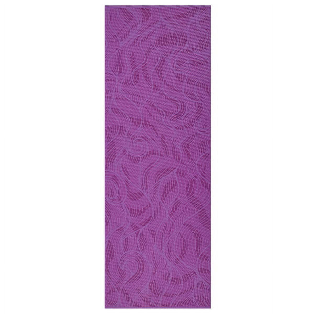Gaiam Premium Print Reversible Yoga Mat, Dandelion Roar, 6mm