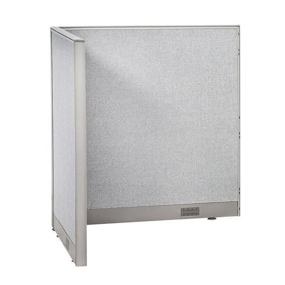 GOF L-shaped Freestanding Office Partition, Room Divider, Privacy Screen, Workstation Cubicle (36"D x 48"W x 48”H)