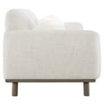 thumbnail image 4 of Furniture of America Ellita Mid-Century Modern Chenille OEKO-TEX Certified Sofa with Faux Fur Pillows, Oat, 4 of 13