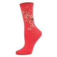 thumbnail image 3 of MeMoi Metallic Floral Cotton Blend Crew Socks - Mens - Male, 3 of 3