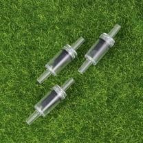 GOOHOCHY Oxygen Tubing Connectors 20Pcs Black Plastic Check Valve for Aquarium Tubing Airline Non-Return Aeration