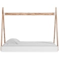 thumbnail image 5 of Signature Design by Ashley Contemporary Piperton Twin Tent Complete Bed in Box  Two-tone Brown/White, 5 of 8
