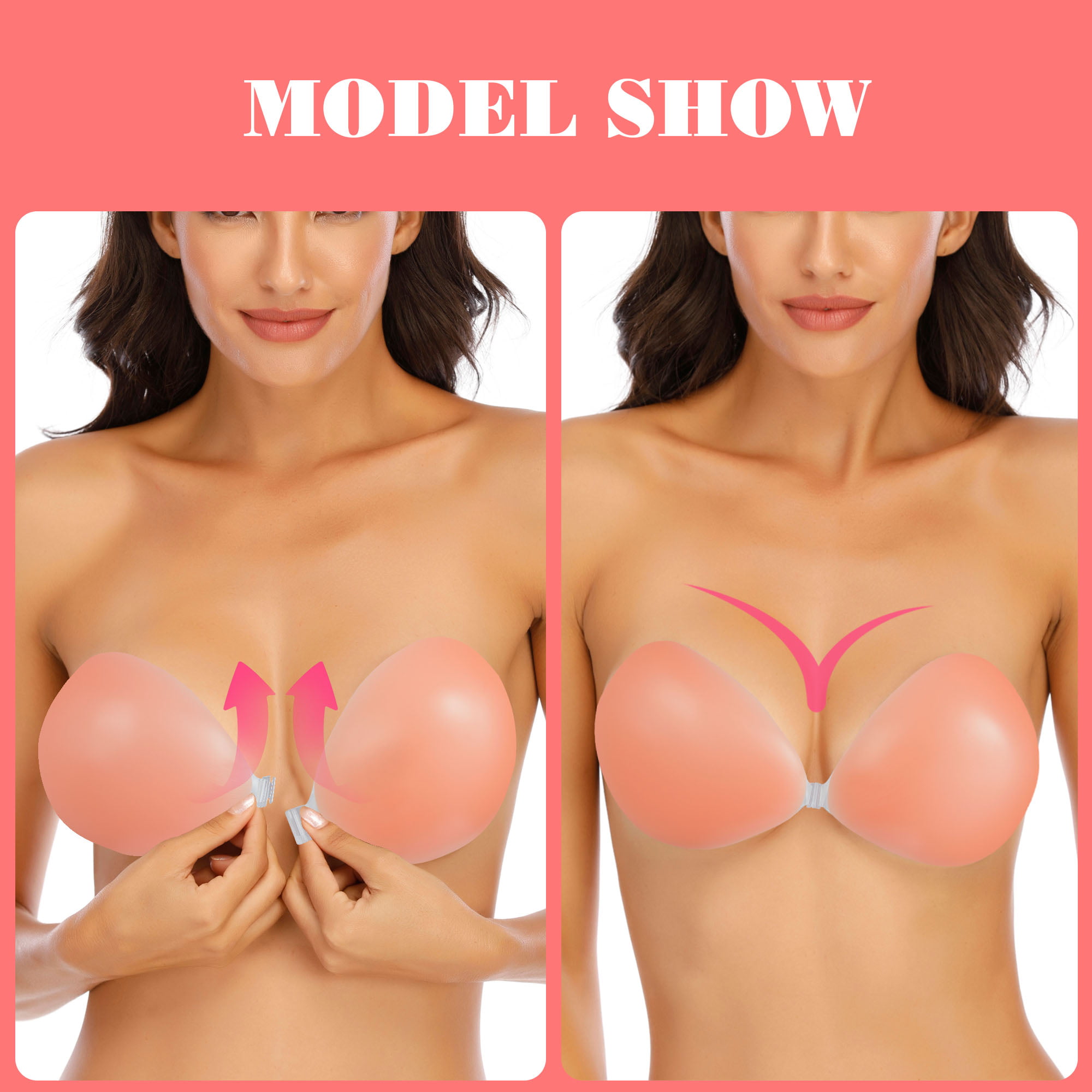 Sexy Invisible Silicone Bra With Detachable Shoulder Strap Push Up Gather  Free Bra A B C D Cup From Allenwholesale, $2.9