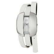 Women's 'Treasure' Stainless-Steel Watch with White Strap