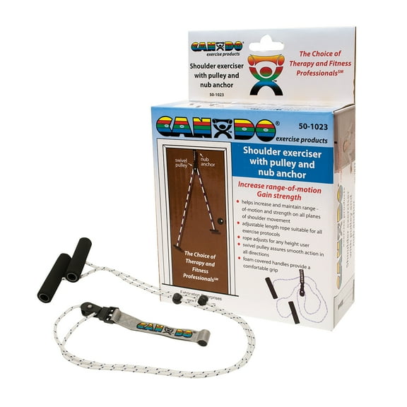 CanDo Overdoor Shoulder Exerciser with Pulley and Anchor Nub