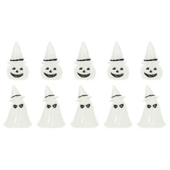 10pcs Halloween Ghost Decors