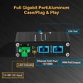 thumbnail image 3 of Inyector PoE E-link LNK-INJ401-90 2.5G 95 W PoE++ de -40 °C a 80 °C, 3 of 6