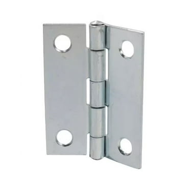 Everbilt 1-1/2 in. Galvanized Non-Removable Pin Narrow Utility Hinge (2-Pack)
