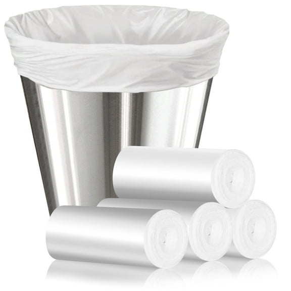 4 Gallon Small Trash Bag -220 Count (15 Liter) -Unscented Mini 4 Gallon Garbage Bags for Bathroom, Kitchen, Bedroom