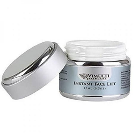 Vimulti Instant Face Lift Facial Treatment with ANTI AGING skin care MOISTURIZER Reduce Forehead Wrinkles, Neck Wrinkles. Best Eye Cream Eye Serum and Wrinkle Filler for TOTAL SKIN (Best Treatment For Dark Neck)