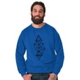 thumbnail image 5 of Dual Whales Compass Spirit Animal Sweatshirt for Men or Women Brisco Brands M, 5 of 6