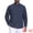 Dark Blue, variant on DARING DIVA Men's Stand Collar Long Sleeves Button Down Linen Shirts M White