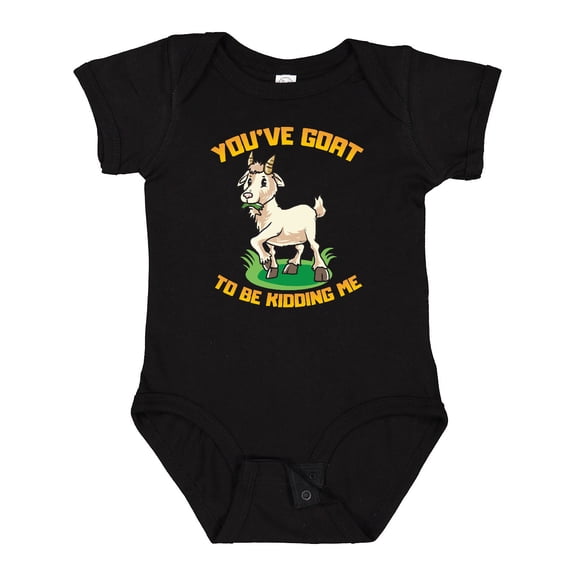 Inktastic Funny Goat Kid Joke Boys or Girls Baby Bodysuit