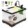 thumbnail image 1 of Turtle Tank Kit, Turtle Tank Starter Kit,Bottom Drainage, Multi-Function Areas for Turtles, Crabs,Fishes, Amphibians,Reptiles Largeï¼Setï¼, 1 of 6