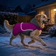 thumbnail image 6 of CSStudio Hooded Leg‑Less Dog Winter Coat, Fleece Lined Warm Pullover Jacket with Leash Hole for Medium Large Dogs, 6 of 9