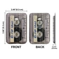 thumbnail image 2 of WIRESTER Leather Magnetic Card Holder Wallet for MagSafe, Cute Stick-On Phone Accessory Compatible with iPhone 17/16/15/14/13/12 Series – Retro Clear Cassette Tape Pop Songs, 2 of 6
