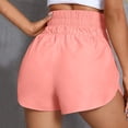 thumbnail image 5 of Summer Breathable Athletic Shorts Women High Waisted Yoga Shorts Thin Gym Workout Running Pants Pink XS, 5 of 7