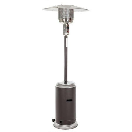 Fire Sense Mocha And Stainless Steel Standard Series Patio Heater Fire Sense Mocha And Stainless Steel Standard Series Patio Heater