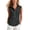 Dark Gray, variant on Posijego Women's Sleeveless Tank Tops Button-Up Collared Blouses Business Casual Office Work Tank Tops for Women