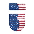 thumbnail image 2 of HELLHERO American flag Toilet Cover & Elastic Edge Toilet Bowl Cover for Toilet, Elastic Fabric, Machine Washable, 2 of 6