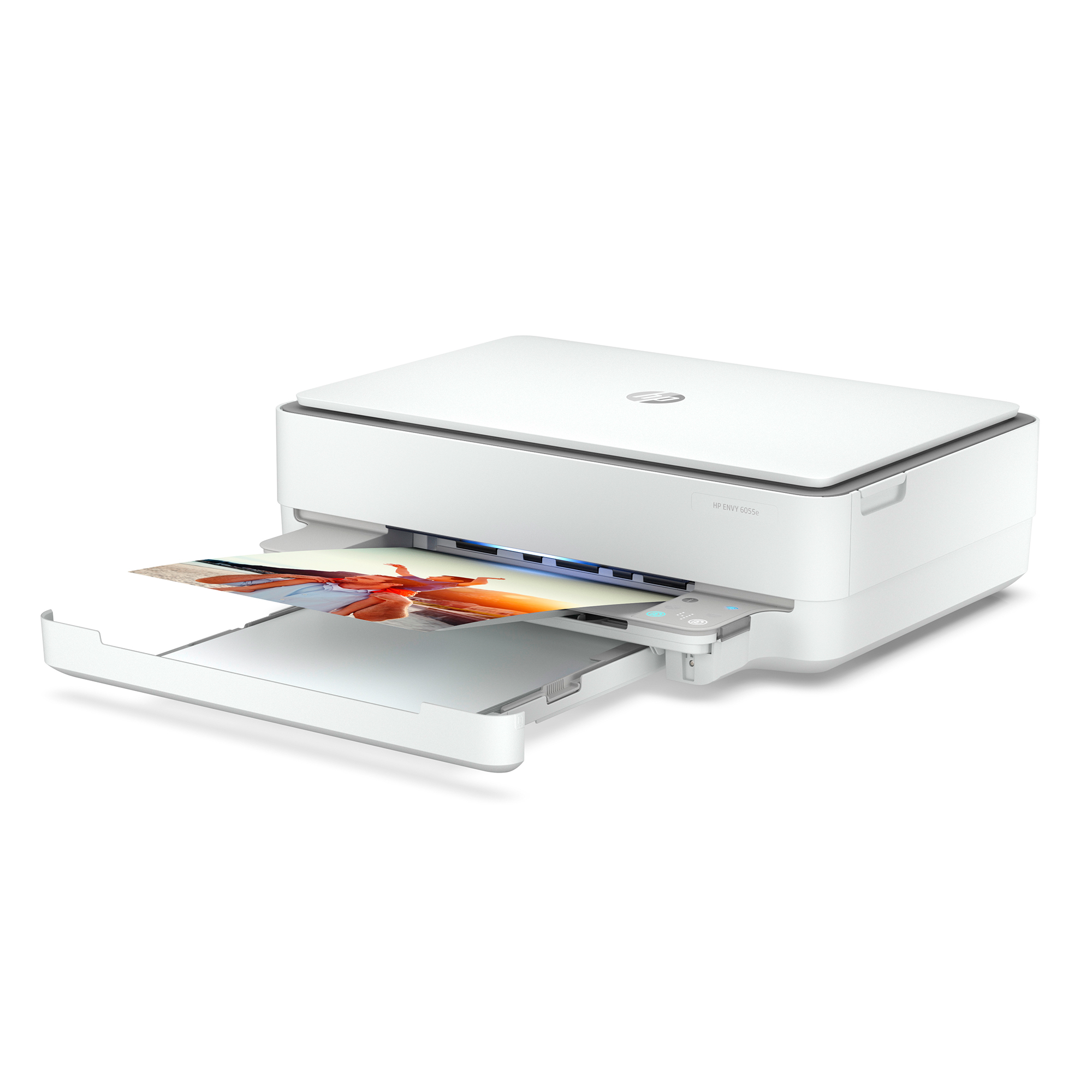 HP ENVY 6055e All-in-One Wireless Color Inkjet Printer -  3 Months Free Instant Ink with HP+ - image 4 of 19