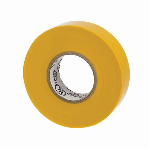 NSI WW-722-YL Professional Yellow Vinyl Electrical Tape, 7mil, 60ft Long