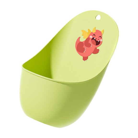 Kokiya Urinal Cute Easy to Clean Standing Urinal for Child Kids Green