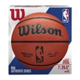 thumbnail image 7 of Wilson Nba Authentic Indoor/Outdoor Basketball, Brown, 29.5 in., 7 of 7