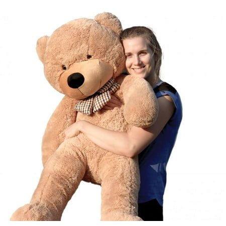 Joyfay Giant Teddy Bear, Light Brown- Nearly 4ft Teddy Bear (47in) Stuffed Big Teddy Bear, Great for Christmas or Valentines