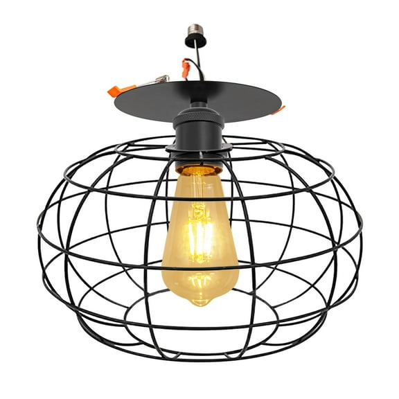 Kiven Retrofit Recessed Lighting with E26 Power Outlet Adapter, 4/5/6 Inch Replacement Conversion Kit, Farmhouse Recessed Light Conversion Kit for Living Room Hallway Kitchen DZ0421