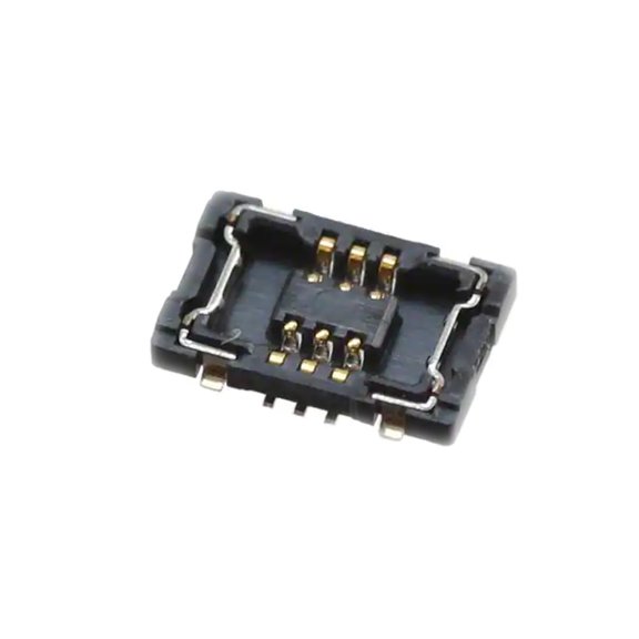 Pack of 6 5035480620 Connector Receptacle 6 Position Center Strip Contacts Surface Mount Gold :Rohs