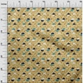 thumbnail image 2 of oneOone Cotton Flex Light Orange Fabric Circle Geometric Craft Projects Decor Fabric Printed By The Yard 40 Inch Wide, 2 of 4