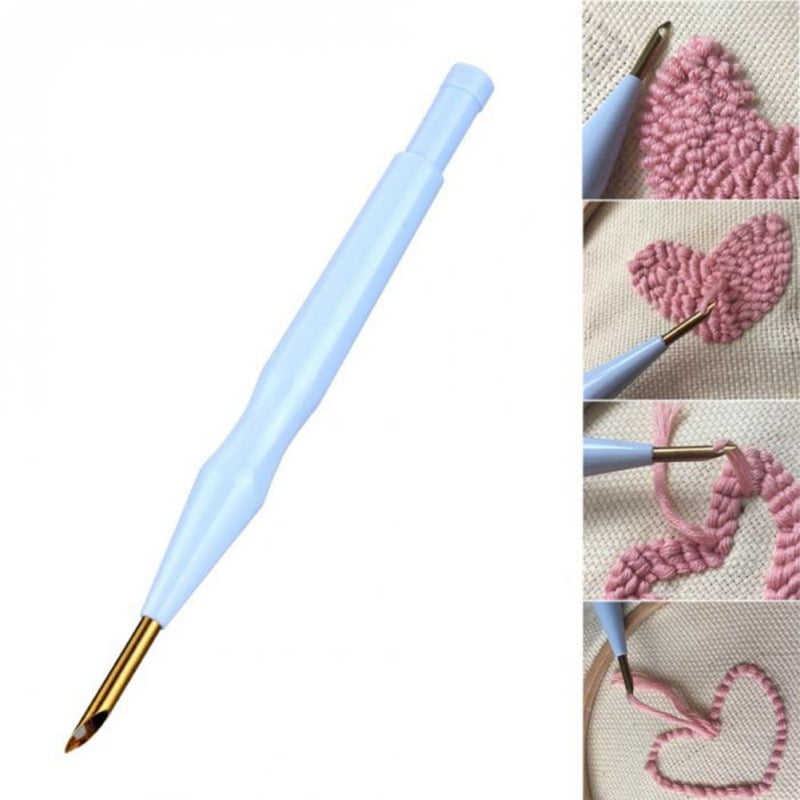 Punch Needle Embroidery Kits,Adjustable Rug Yarn Punch Needle,Large Embroidery Pen with Punch Needle Cloth/&Tools Dinosaur