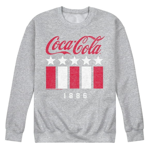 Coca-Cola - 1886 Stars Stripes - Men's Crew Neck Fleece Pullover