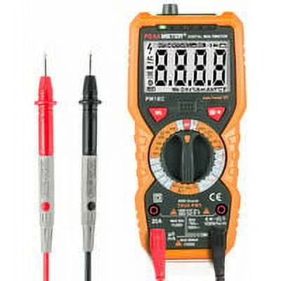 Multímetro digital PM18C, comprobador eléctrico digital de CA y CC, voltímetro automático sin contacto, amperímetro, ohmímetro, detector de voltaje, mantenimiento con pantalla