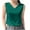 Green, variant on ZyeKqe Tank Tops for Women Sleeveless Business Casual Tops V Neck Loose Fitted Office Work Blouses Tops