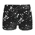thumbnail image 2 of YONGHS Girls Ballet Dance Shorts Sports Yoga Athletic Gymnastics Booty Shorts Tumbling Bottoms Starry Black 15-16, 2 of 5